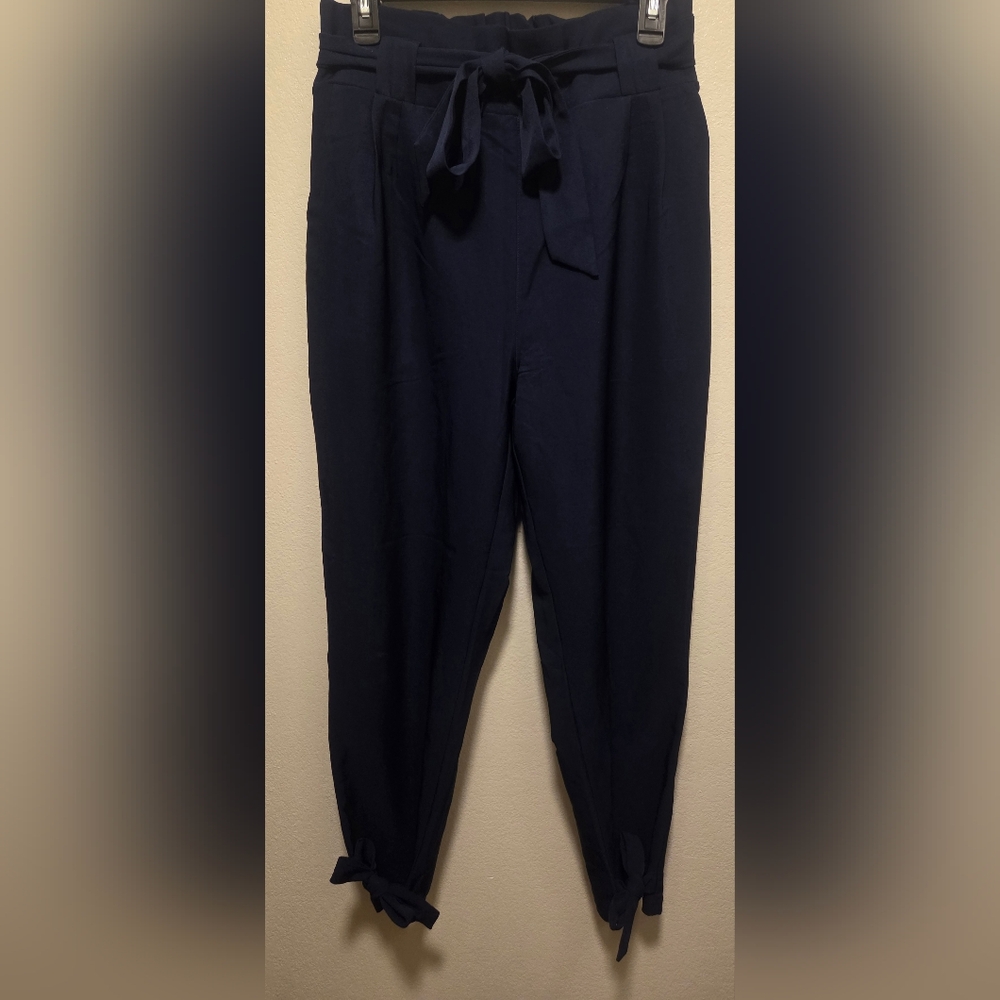 Elegant Navy Women's Trousers